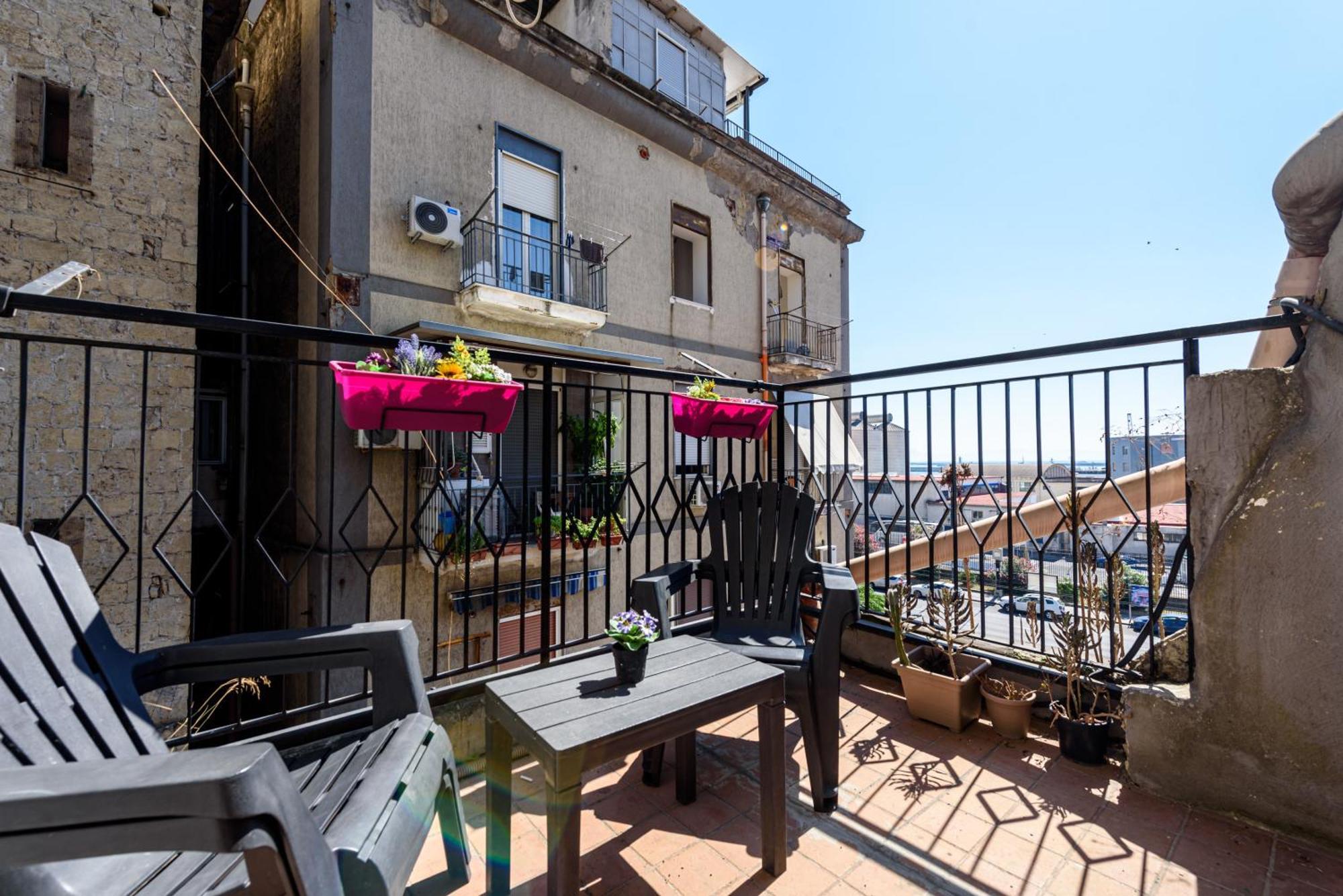 Apartmán La Terrazzina Sul Porto Neapol Exteriér fotografie